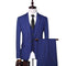 Customized Wool Slim Fitting Men's Business Wedding Banquet Wedding Set Formal Suit Three Piece Set