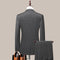 Business Men's Suit Korean Version Slim Formal Suit Professional Wedding Men's Suit