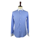 Custom Wholesale Blue Check Shirt Men Custom Made Shirts for Man