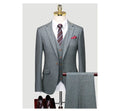 Customized Groom Suit Slim Fitting Korean Men's Wedding Dress British Casual Formal Suit Three Piece Suit