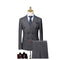 Customized Suit Light Luxury Korean Version Slim Fit Men's Three-piece Striped Suit Italian Style