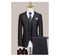 Customized Suit Light Luxury Korean Version Slim Fit Men's Three-piece Striped Suit Italian Style