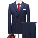 Double Breasted Business Suit Formal Temperament Casual Men's Set Tailor Make suit