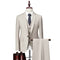 Fashionable Men's Single Breasted Suit Jacket Pants Vest Solid Color 3-piece Men's Suit