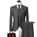 Fashionable and High-quality Wedding Groom's Tuxedo Single Breasted Slim Fitting Business Banquet Men's Formal Suit