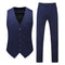 Light Gray Men's Wedding Dress Set Slim Fitting Clothing 3-piece Set Men's Business Suit Set