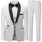 New Fashion Men's Casual Boutique Business Wedding Dress Suit Coat Pants