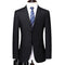 Men's Simple Business Elegant Fashion Button Gentleman Set Slim Fit Two Piece Set