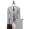 Men's Business Slim Fit Groom Wedding Banquet Social Suit Coat Set 2 Pieces