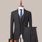 Men's Suit Slim Fitting Tuxedo 3-piece Set Formal Dinner Wedding Groom's Clothing