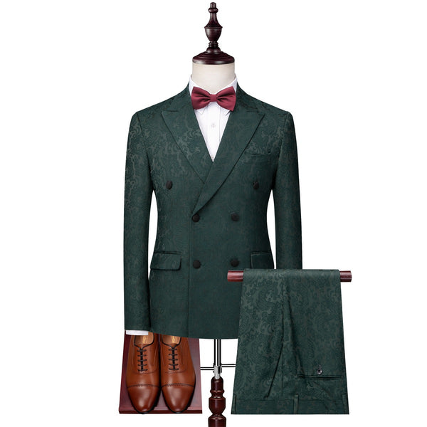 Men's Business Set Formal Professional Suit Set One Piece Set Men's Customized Set