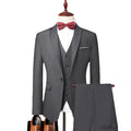 Men's Customized Groom Wedding Tailcoat Fashion Formal Party Business Suit Set 3-piece