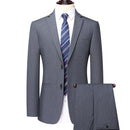 Men's Fashion Set Business Slim Fit Set Men's Two Piece Set Formal Office Set