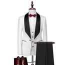 Men's Formal Wear Light Luxury Single Breasted Suit Three Piece Set Men's Solid Color Casual Business Suit