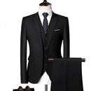 Men's Grey Business Casual Suit Formal Occasion High Quality Grey Banquet Prom Dress Set