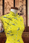 Slim Temperament Can Wear China-Chic Yellow Retro Modified Sleeveless Dress Everyday