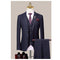 Slim Korean Casual British Lattice Bridegroom's Suit for Men