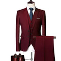 Wool Suit Suit Men's Business Professional Formal Attire Business Casual Groomsman Groom's Wedding Dress