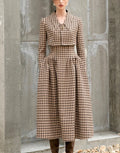 Tailor Shop Door of Perception Small Fragrant Wind Jacket Sling Puff Skirt Set Tweed Jacket and Semi-Formal Dress